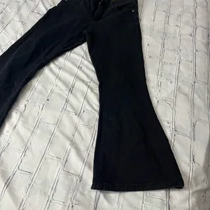 STAG Black Flare Jeans Women’s Size 7 Low Rise Stretch Y2K Retro Bootcut Pants thumbnail 3