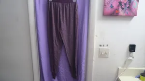 PINK Victoria's Secret loungewear sweat pants with pockets in purple size xs. thumbnail 8