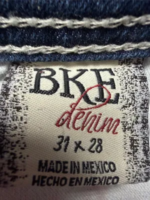 BKE Payton Ankle Skinny Mid-Rise Women's Faded Blue Jeans thumbnail 9
