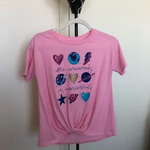 🌼 3/$18🌼 Pink T-shirt by So size XL thumbnail 4