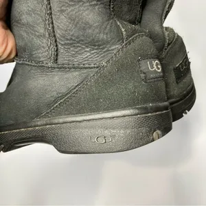UGG ultimate‎ short black boots size 8 thumbnail 4
