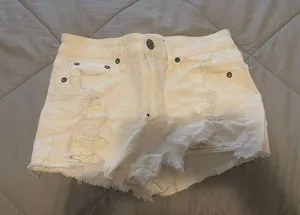 Aeropostale Jean Shorts Vintage High-Rise Shorty thumbnail 3