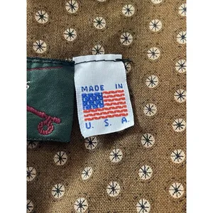VTG Orvis 90s Tapestry Vest Womens L Made USA Patchwork Folk Angel Stars thumbnail 6