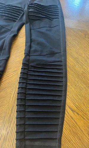 American Eagle Black The Everything Legging Moto Textured Size Small Short thumbnail 9