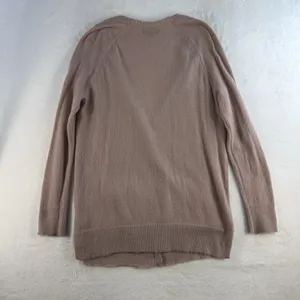 American Eagle L Large Cardigan Sweater Lightweight Knit‎ Blush Pink Long Sleeve thumbnail 11