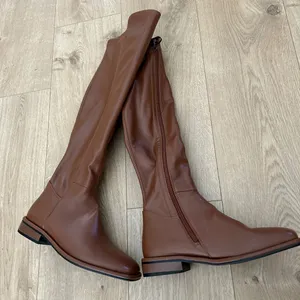 TORGEIS Women's Genevieve Thigh High Boots, Cognac, Size 7.5, NWOT thumbnail 4