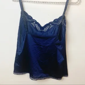Undercover Wear Size‎ Medium Vintage Blue Lingerie Tank Top thumbnail 5