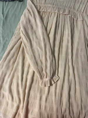 Listicle Cream Long Sleeve Dress thumbnail 3