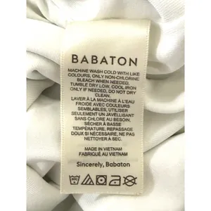 Babaton Aritzia Contour Long Sleeve Bodysuit White‎ Crew Neck Size L 79672 thumbnail 4