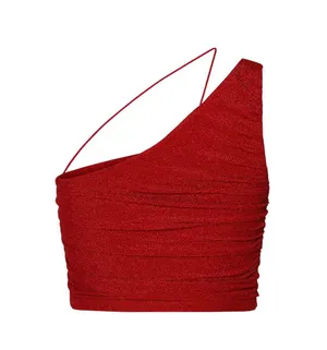 Tiger Mist Berry Red Shimmer Sparkle Pearlie Top Skirt Set thumbnail 11