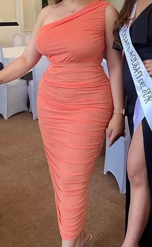 Dress Orange Size L thumbnail 1