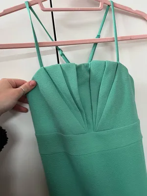Olia Lulus Cocktail Dress Green Size M thumbnail 2