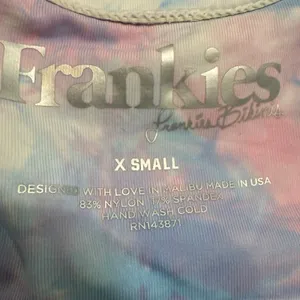 Frankie's Bikinis XS Funfetti twenty five swim bikini top SW 3681 thumbnail 3