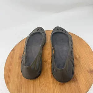 Crocs Adrina III Jelly Flat Brown Cutout Slip On Comfort Shoes Womens Size 8 thumbnail 3