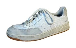 Veja V-12 Women's White Gray Suede Leather Lace Up Low Top Sneakers Shoes 9 thumbnail 1