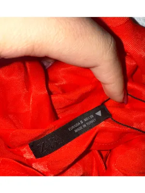 Zara Satin Polka Dot Dress thumbnail 6