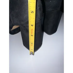 NWOB Vince Camuto‎ Penella Platform Bootie Black Faux Suede Leather Size 9 M thumbnail 6