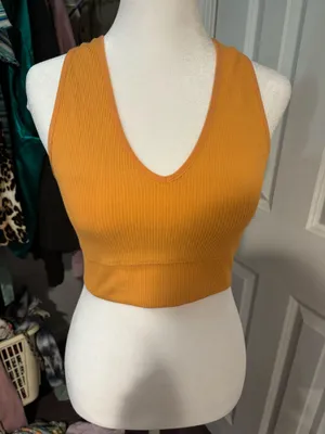 Garage cropped tank orange  thumbnail 1