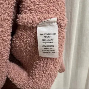 Barefoot Dreams Womens Cozychic Rose Quartz Cowl Neck Shirt Pullover Sweater thumbnail 6