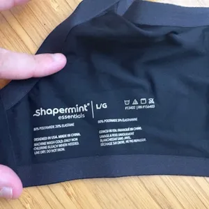 Shapermint Large Black Essential Smoothing Comfort Wireless Bra 13402 Stretch thumbnail 8