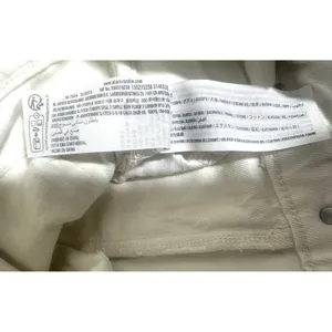 Abercrombie 90s Relaxed Jeans 27 4S Silver Metallic High Rise Y2K Cyber Grune thumbnail 6