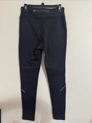 Fila Sport Neoprene Mid Rise Skinny Leg Seamed Leggings in Black size M thumbnail 2