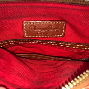 Dooney and Bourke Burnt Orange Pebbled Leather Crossbody Handbag Medium thumbnail 8