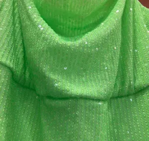 Women's Sequin Neon Green Bodycon Dress Wild fable- Small NWT thumbnail 5