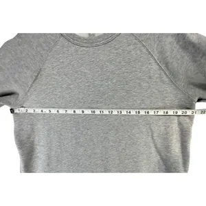 Athleta Round Trip Sweatshirt Dress Womens M Gray French Terry Sporty Athleisure thumbnail 6