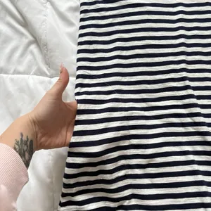 Womens Size Small White Striped Tank Midi Dress‎ Pockets Summer Beach Classic thumbnail 6