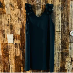 Entro sleeveless hunter green dress with lining x large 36 length x 17 width thumbnail 2
