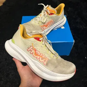 Hoka Mach multicolored athletic training running lace up shoes sneakers sz 7.5 thumbnail 8