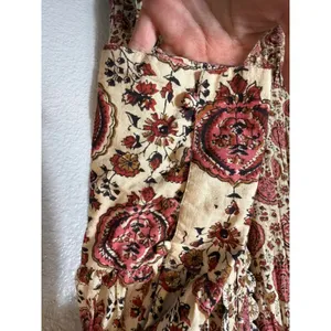 Anna Cate Paisley Floral Ruffle Tie Waist Tiered Dress Size S thumbnail 7