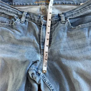 Vintage Y2K American Eagle AE Low Rise Skinny Flare Jeans Women’s 10 Light Wash thumbnail 3