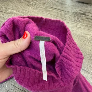 Free People‎ magenta cashmere mock neck sweater size xs thumbnail 4