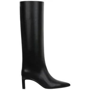 NWT On 34th Rachelle Stovepipe Boots Womens 10019723900 Black Smooth 5.5M thumbnail 2