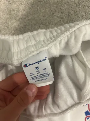 Champion KU Jayhawks White Sweatpants thumbnail 3