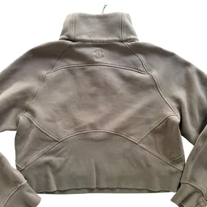 Lululemon Scuba Oversized Funnel Neck Sweatshirt Rover Tan Beige Size M/L Fleece thumbnail 6