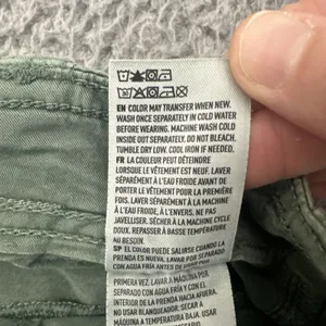 American Eagle Stovepipe Utility Pants Green Gorpcore Wide Leg Women's 16 x 30 thumbnail 7
