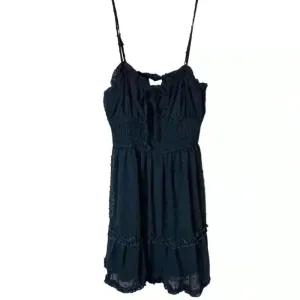Altar'd‎ State Women's M Blue Swiss Dot Tiered Mini Dress Sleeveless babydoll thumbnail 2
