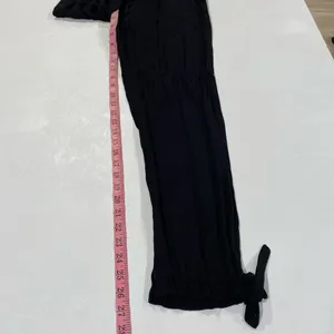 Lulu’s Black Lightweight Tie Ankle Pants Size M thumbnail 6