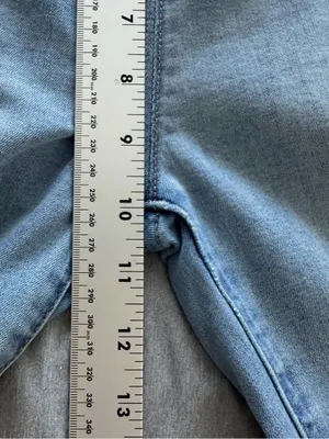 Free People We The Free Venice Beach Flare Jeans Criss Cross Waist Size 26 thumbnail 7