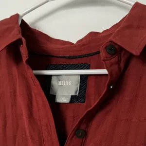 Maeve Anthropologie Bloomsbury Tie Waist Shirt Dress Rust Orange Size 6 thumbnail 8