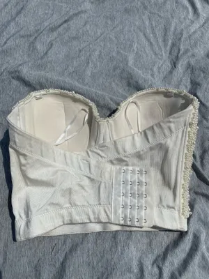 pearly corset top White Size M thumbnail 2