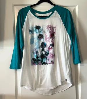 Hurley 3/4 sleeve tee thumbnail 1