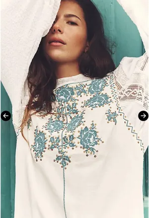 Free People Embroidered Dress thumbnail 3