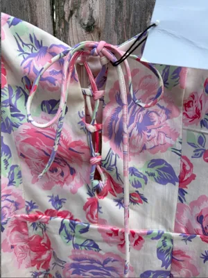 NWT Zara Milk Maid Floral Puff Sleeve Dress Size Small thumbnail 3