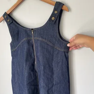 Natural Life Denim Shift Mini Dress Cotton Blend Boho Blue Women's Size XS thumbnail 6