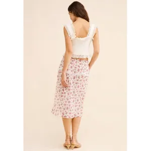 For Love & Lemons Etienne Midi Skirt Small Cottage Coquette Dainty thumbnail 5