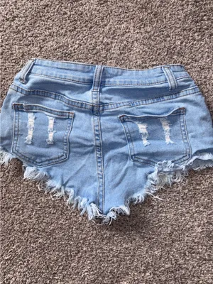 Short Demin Shorts Blue Size 0 thumbnail 2